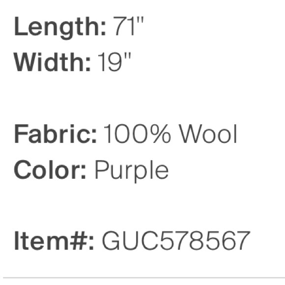 Authentic Gucci Scarf - Picture 5 of 5